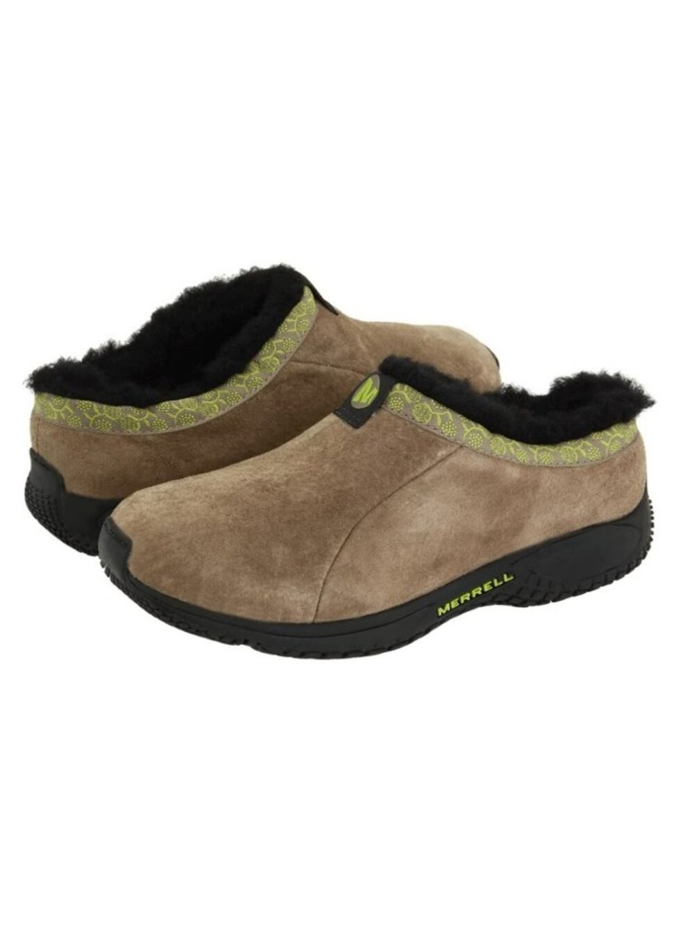 New Toddler Girl Merrell Encore Chill Slide Slip On Tan Shoe Suede Size 10 28